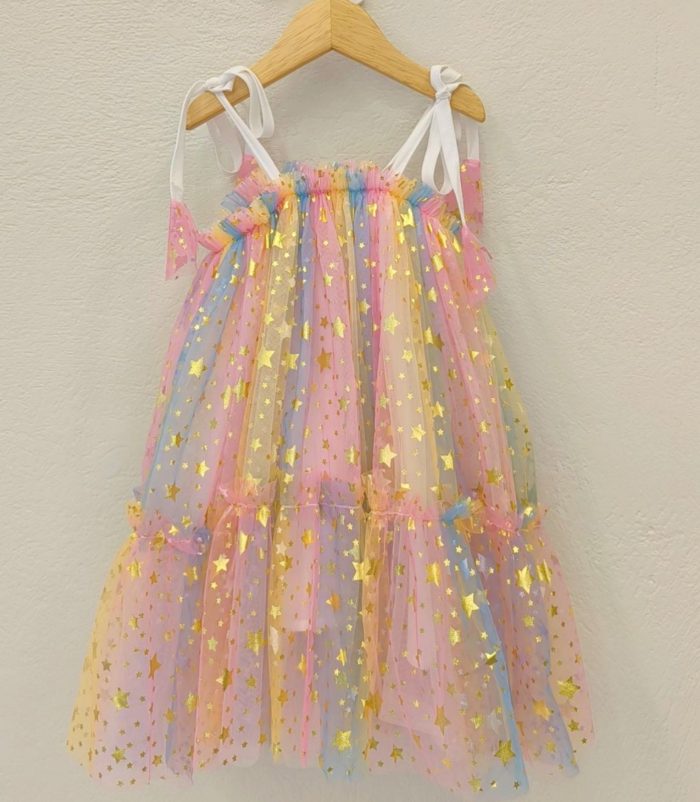 Stars Dress Rainbow 3975 - Image 1