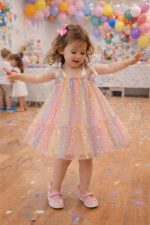 Stars Dress Rainbow 3975