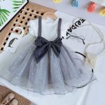 Stars Dress Grey 2788 - Image 2