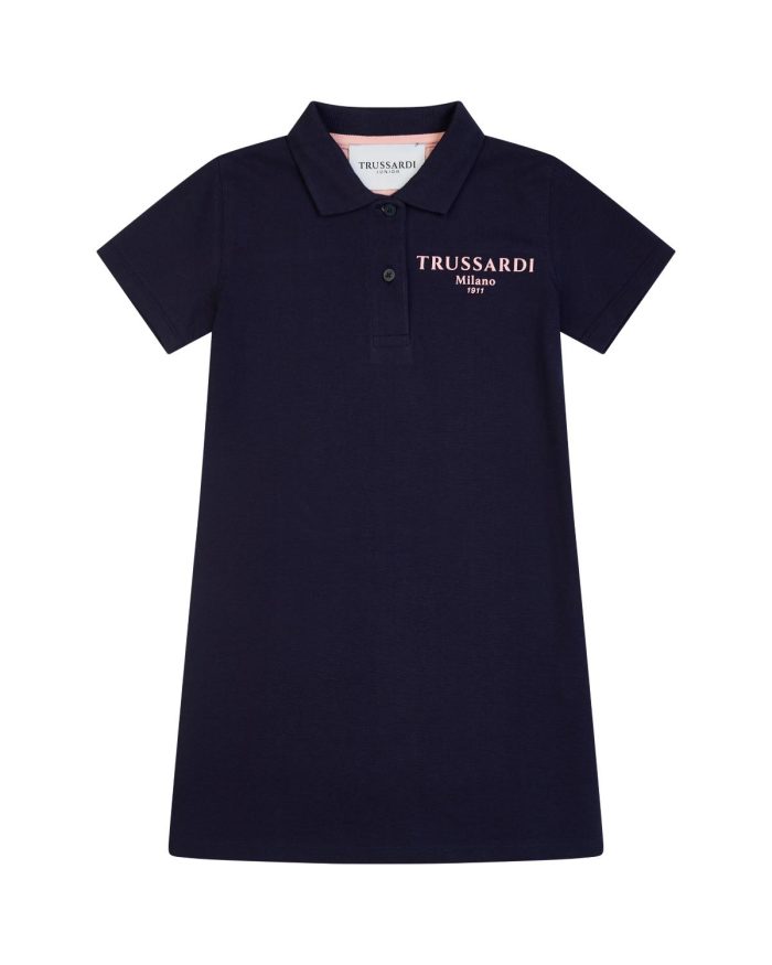 Trussardi Polo Dress Julius Blue 1268 - Image 1