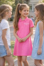Trussardi Polo Dress Julius Pink 1267