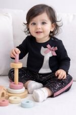 Baby Cat Silver σετάκι γάτα μαύρο-ασημί 2851