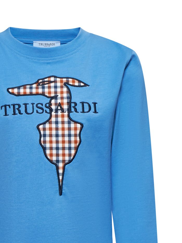 Trussardi T-Shirt Driba Blue Royal 6888 - Image 2