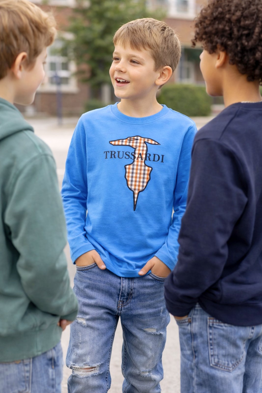 Trussardi T-Shirt Driba Blue Royal 6888