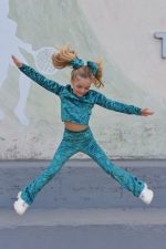 Green/Blue Velvet Pants 5837