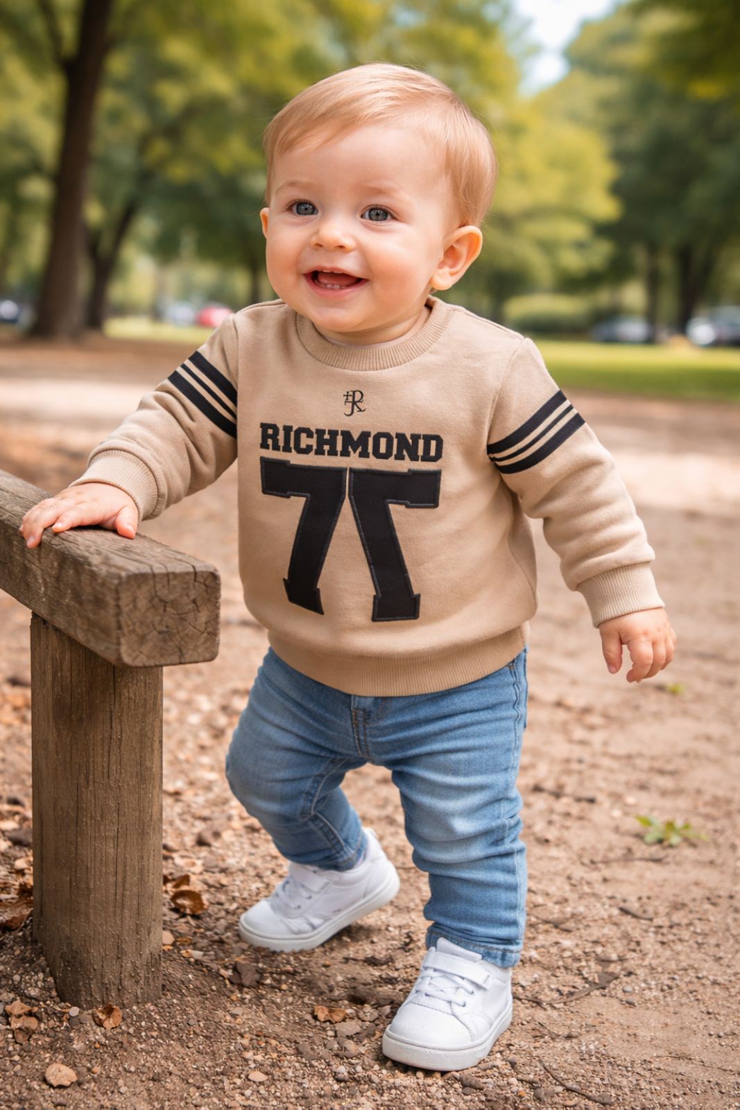 βρεφικά ρούχα αγόρι John Richmond Minielephant John Richmond Sweatshirt Simovic 6896 - Image 1