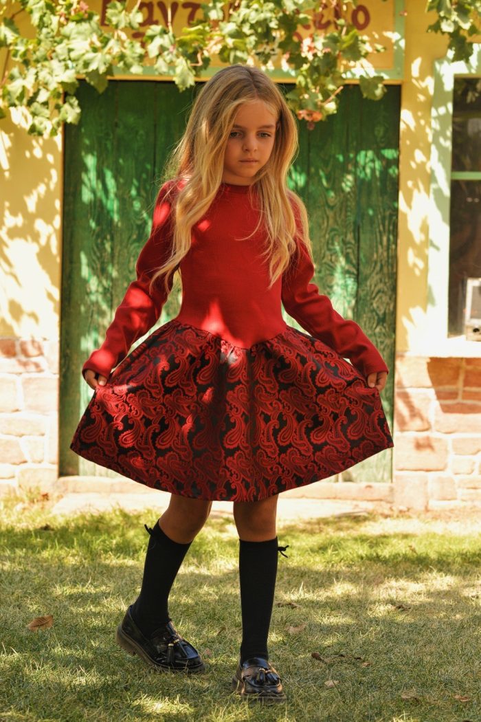 Paisley Bloom Dress 5846 - Image 3