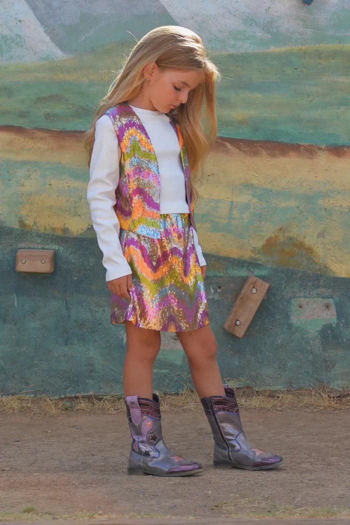 White Ribbed Crop Top 5840 - Image 3