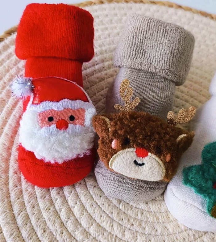 χριστουγεννιάτικα κάλτσες βρεφικά Minielephant (1) Xmas Socks 8405 - Image 4