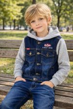 Lee Cooper Ζακέτα Τζιν Γκρι 3938
