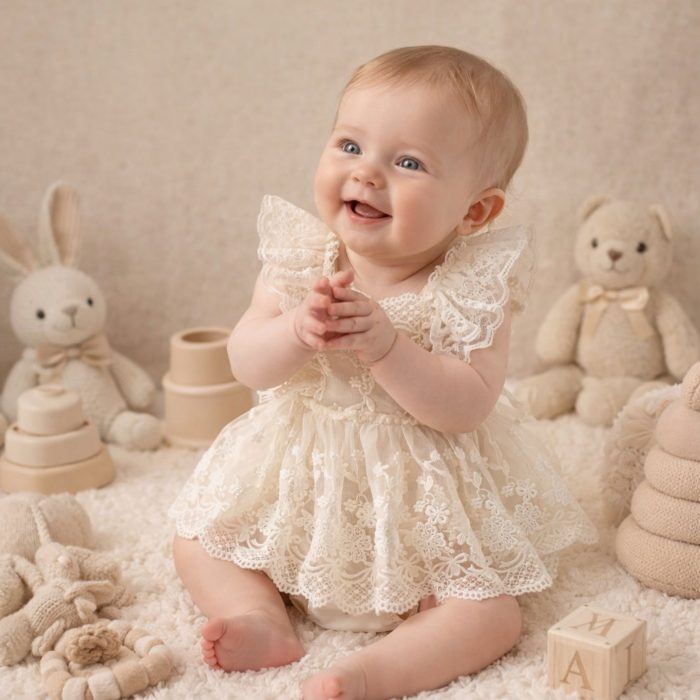 Baby Romantic Romper 2907 - Image 2