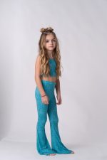 Sporty Crop Top Blue  5855 - Image 3