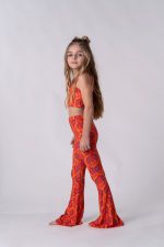 Sporty Crop Top Orange 5850 - Image 5