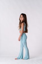 Sporty Crop Top Sparkle light blue  5858 - Image 10