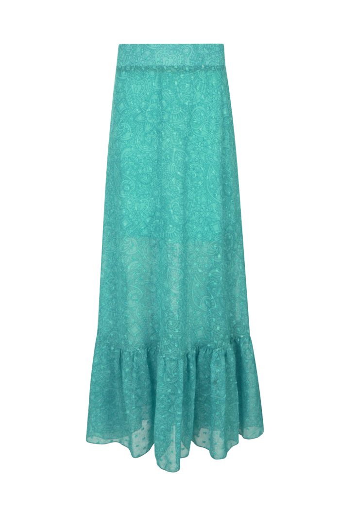 Sunmelo Maxi Skirt Blue 5869 - Image 8