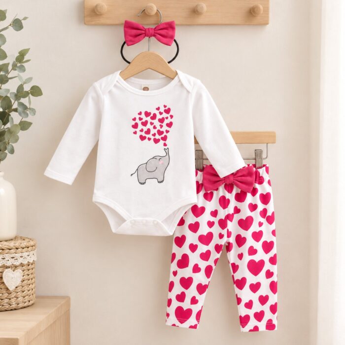 Baby Mrs Red Elephant 2738 - Image 2