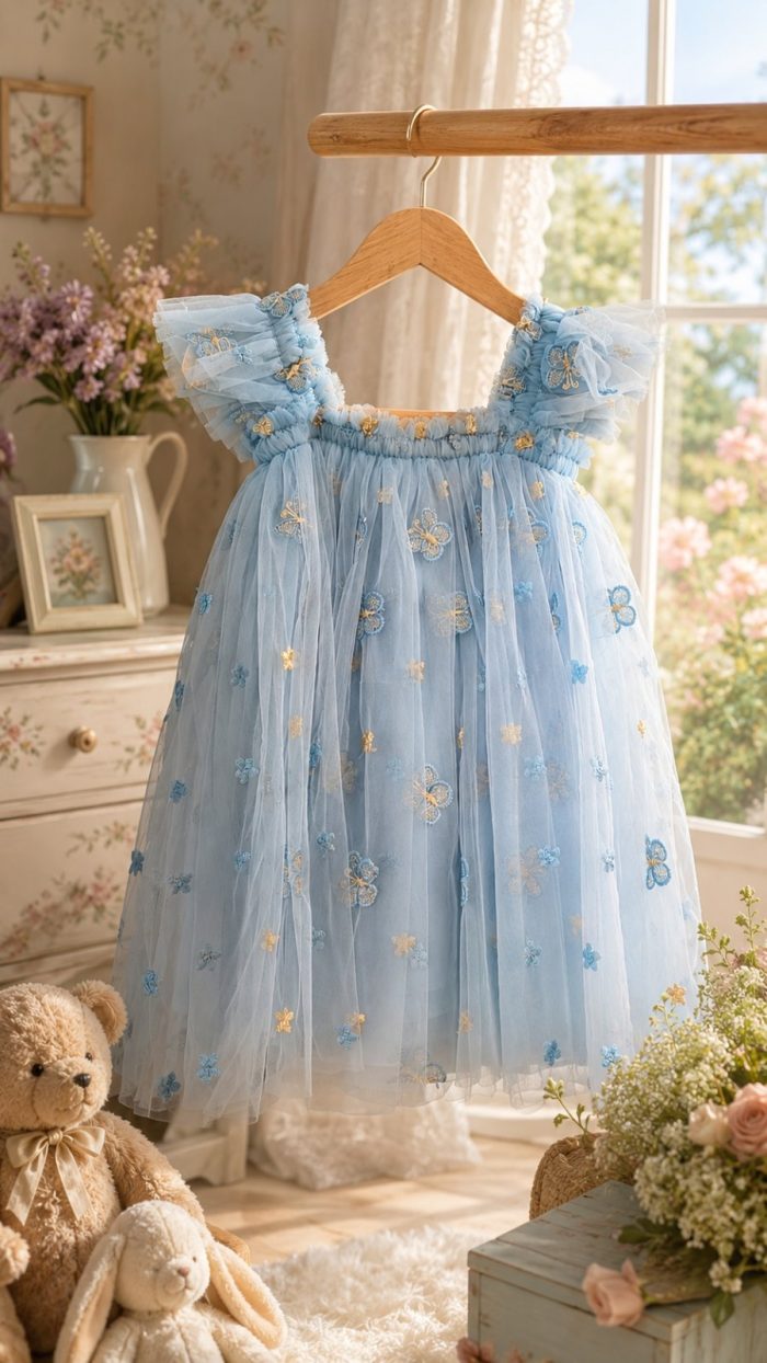 Buttefly Dress 3 colors 2924 - Image 3