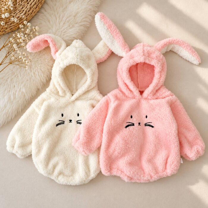 Fluffy Romper με αυτάκια 2806 - Image 2