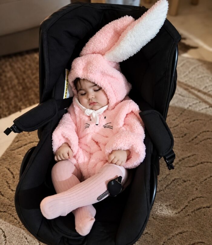 Fluffy Romper με αυτάκια 2806 - Image 3