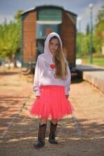 Tulle Skirt Coral 5912