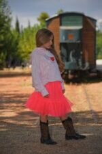 Tulle Skirt Coral 5912 - Image 4