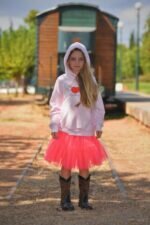Tulle Skirt Coral 5912 - Image 6