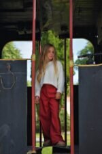 White Fur Asymmetrical Top 9875 - Image 2