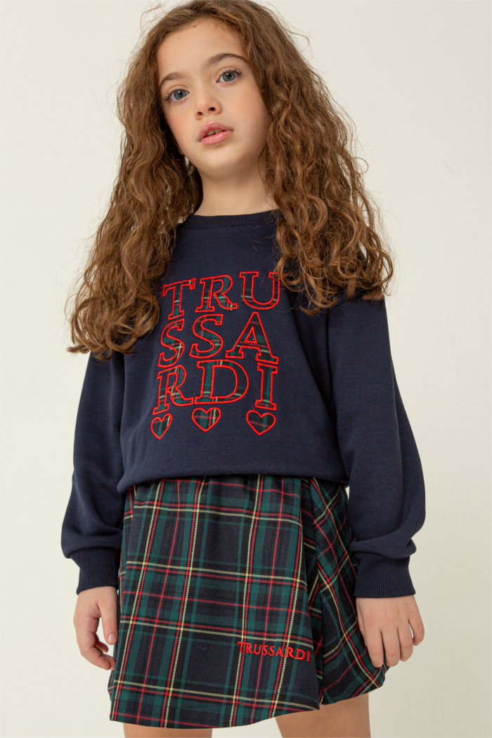 παιδικά ρούχα για κορίτσι Trussardi Minielephant Trussardi Sweatshirt Poka 6870 - Image 1