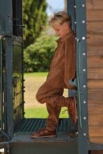 Corduroy Pants Brown 5848