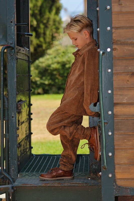 Corduroy Pants Brown 5848
